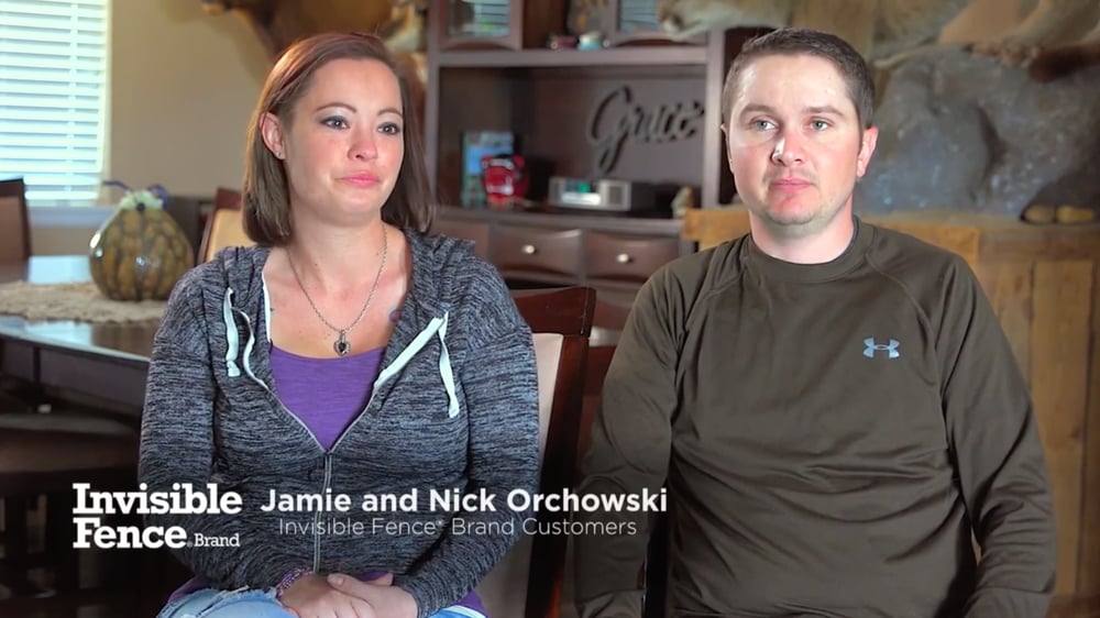 Invisible Fence® Brand Testimonial: Pet Containment for 3 Dogs with customers Jamie and Nick Orchowski